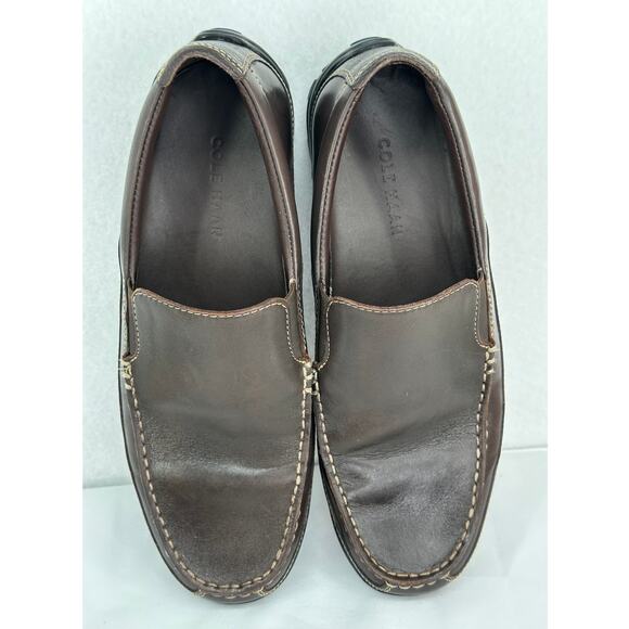Cole Haan Tucker Venetian Leather Loafers Dark Brown Casual Slip On 9M - Picture 5 of 9